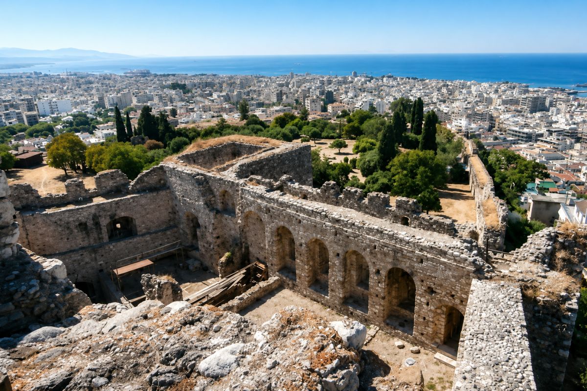 Κάστρο της Πάτρας με πανοραμική θέα στην πόλη και τον Πατραϊκό Κόλπο – κορυφαίο αξιοθέατο στην Πάτρα